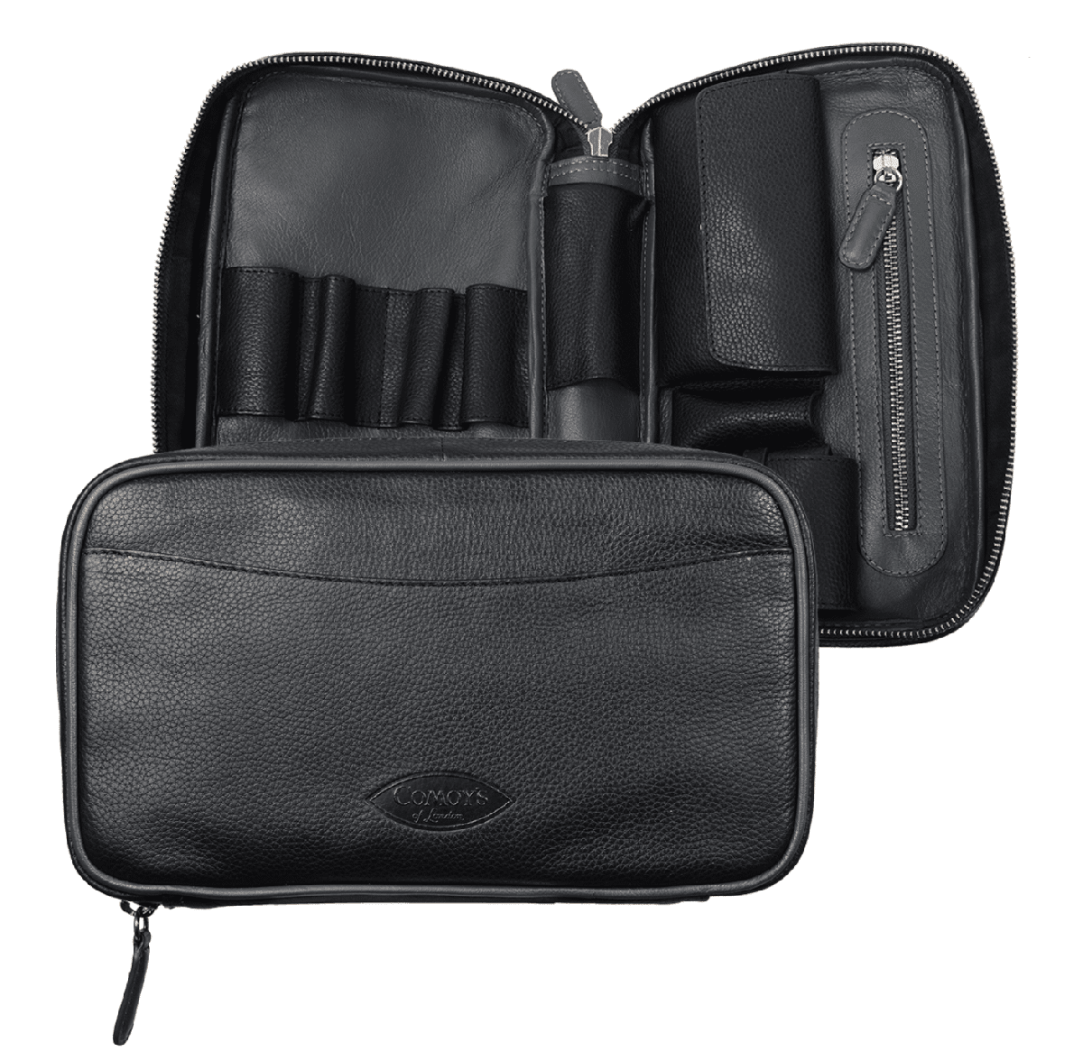 SJ Cigars: Comoys Tobacco Pouch Multi Pipe Travel Case