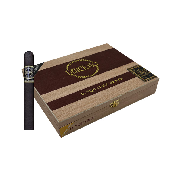 rum infused tobacco SJ Cigars: Delicioso Classic Rum Dsquared Box Pressed
