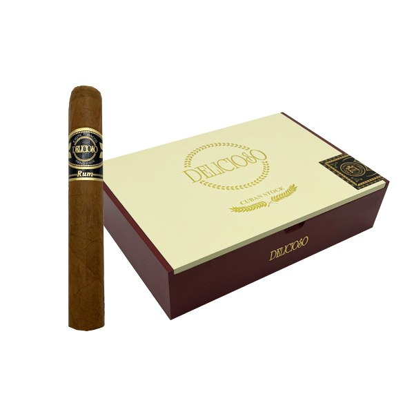 rum infused tobacco SJ Cigars: Delicioso Classic Rum Gigante